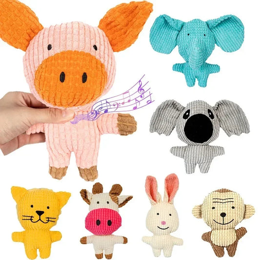 Dog Cow Rabbit Animal Plush Toy