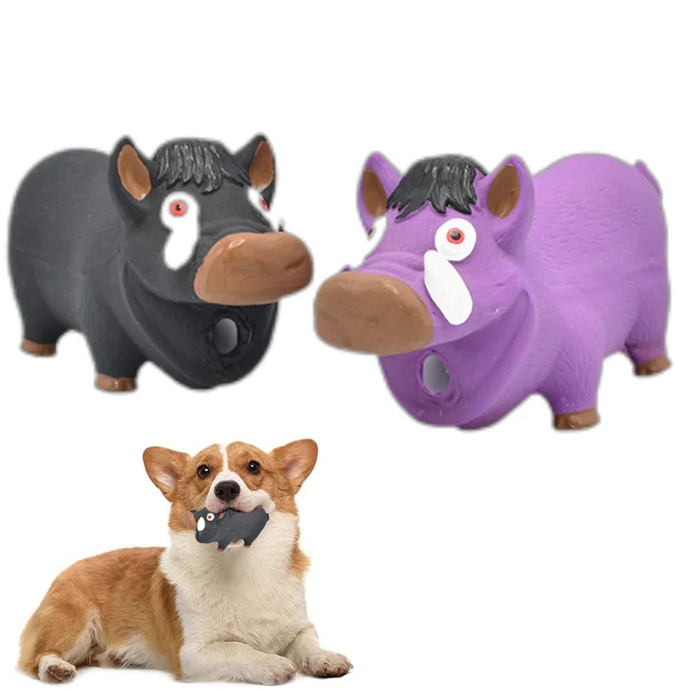 Dog Pig Shape Squeaky Toy