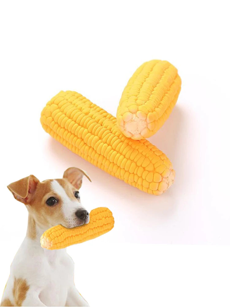 Dog latex corn bite-resistant toy