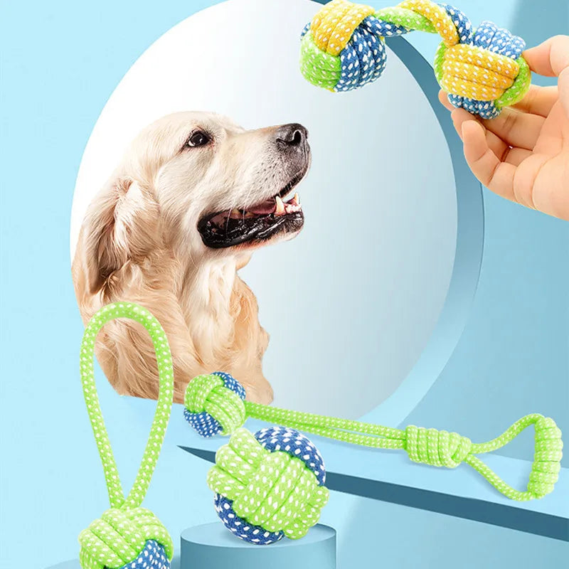 Dog Cotton Rope Ball Toy