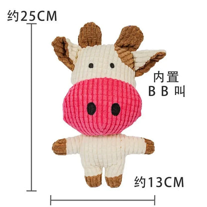 Dog Cow Rabbit Animal Plush Toy