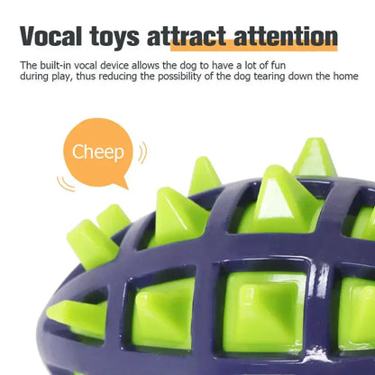 Dog TPR Rubber Squeaky Ball Toy