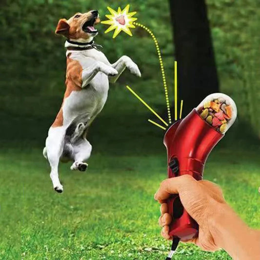 Dog Training Treat Launcher Gun