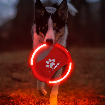 LED Luminous Flying Disk for Pets